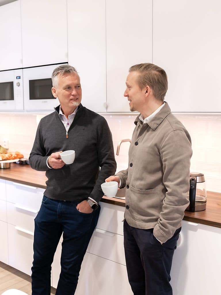 Millow chairman Staffan Hillberg and CEO Fredrik Öhrn